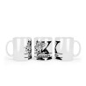 Mug Prénom avec Lettre Initiale en grand.